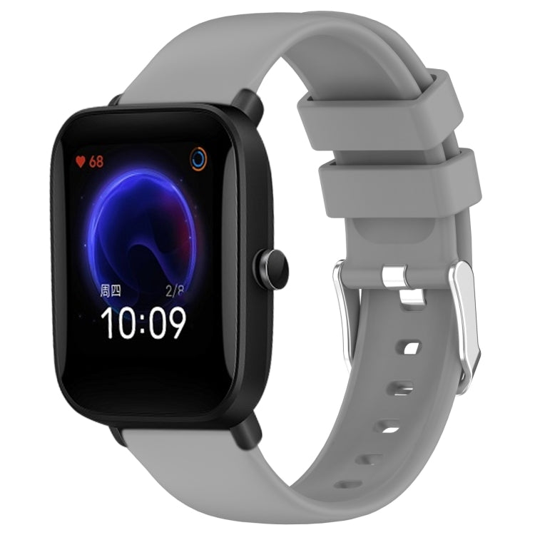 Cinturino per orologio in silicone tinta unita liscio da 20 mm, For Amazfit Pop Pro, For Amazfit Pop