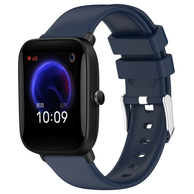Cinturino per orologio in silicone tinta unita liscio da 20 mm, For Amazfit Pop Pro, For Amazfit Pop