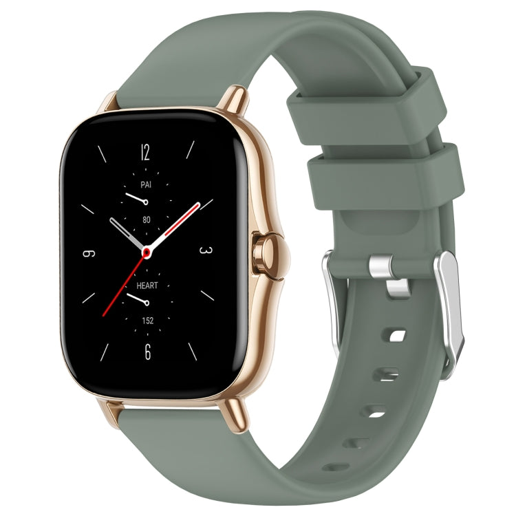 Cinturino per orologio in silicone tinta unita liscio da 20 mm, For Amazfit GTS 2