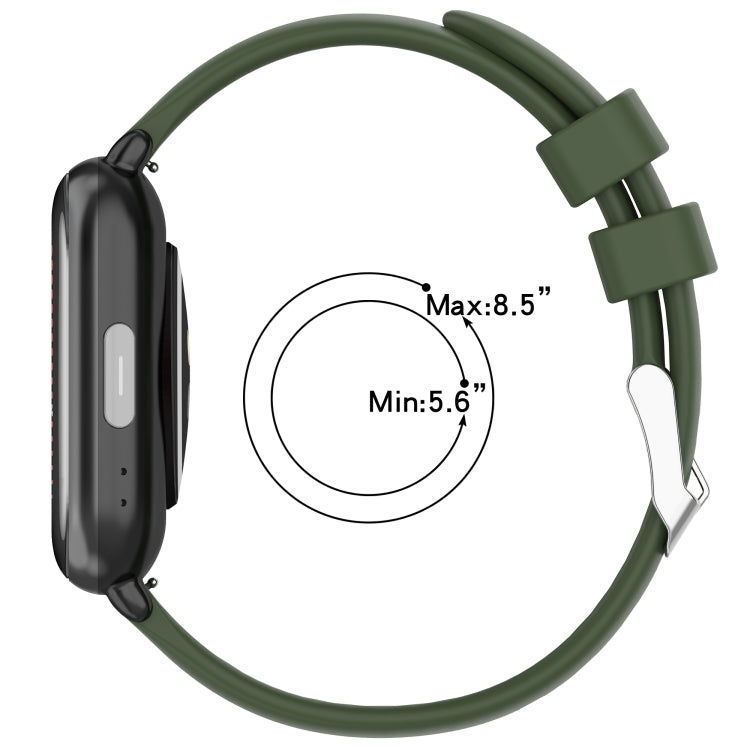 Cinturino per orologio in silicone tinta unita liscio da 20 mm, For Amazfit GTS 4, For Amazfit GTS 4 Mini