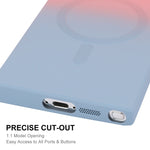 Custodia silicone ENKAY MagSafe per Samsung Galaxy S23 Ultra