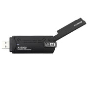 WD-AX3000 per PC desktop Ricevitore WiFi Scheda di rete wireless gratuita con driver USB 3.0 WiFi6, WD-AX3000
