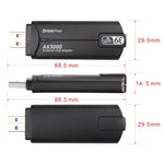 WD-AX3000 per PC desktop Ricevitore WiFi Scheda di rete wireless gratuita con driver USB 3.0 WiFi6, WD-AX3000