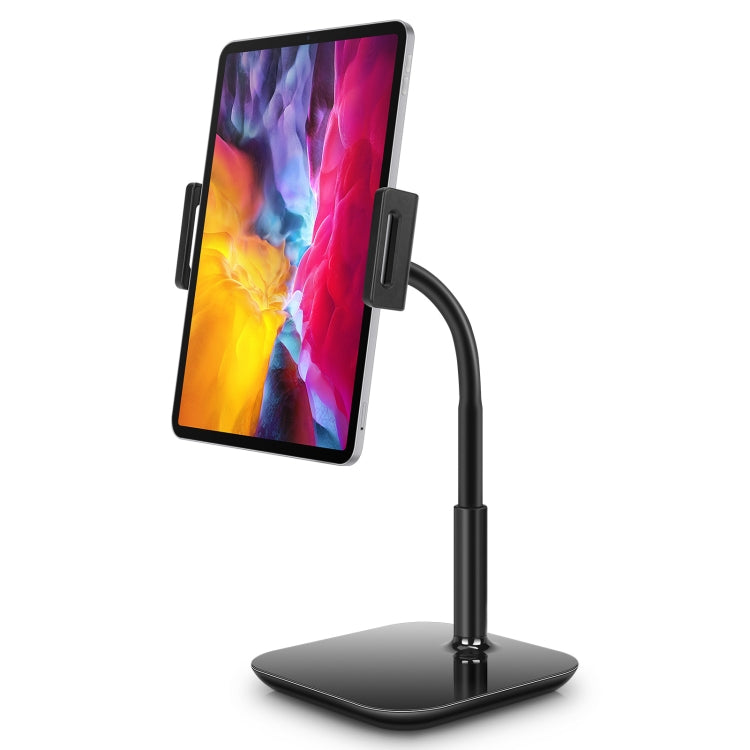 NS-06A Supporto per tablet da tavolo regolabile con base resistente e girevole a 360 gradi, NS-06A