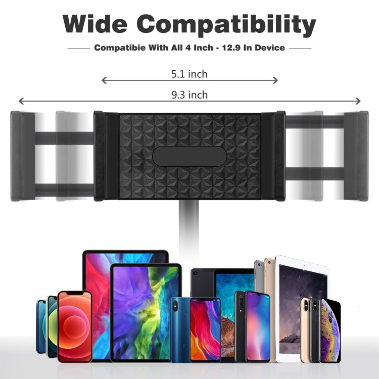 Supporto da tavolo regolabile per tablet con base girevole