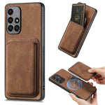 Custodia magnetica per telefono con borsa in pelle retrò, For Samsung Galaxy A21s, For Samsung Galaxy A31, For Samsung Galaxy A71, For Samsung Galaxy A51