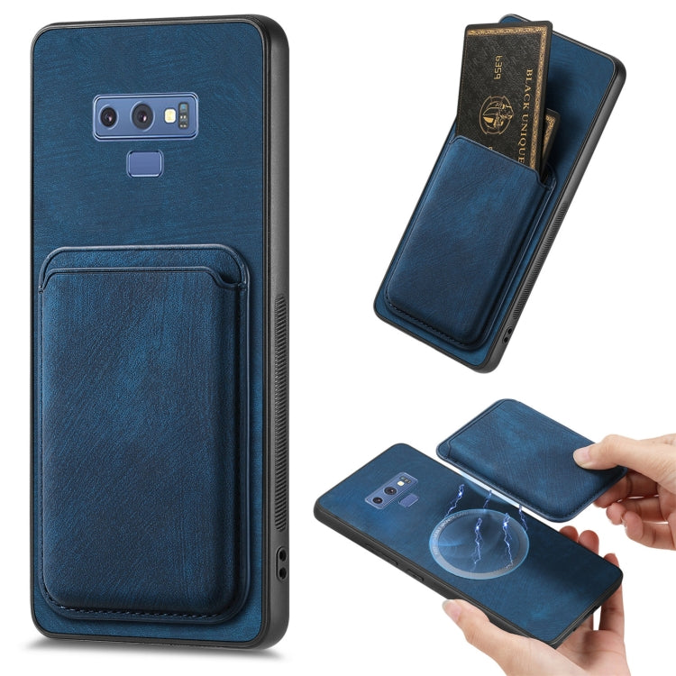 Custodia magnetica per telefono con borsa in pelle retrò, For Samsung Galaxy Note9, For Samsung Galaxy S8, For Samsung Galaxy A14 4G/5G, For Samsung Galaxy A12 5G