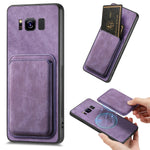 Custodia magnetica per telefono con borsa in pelle retrò, For Samsung Galaxy Note9, For Samsung Galaxy S8, For Samsung Galaxy A14 4G/5G, For Samsung Galaxy A12 5G