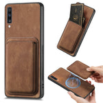 Custodia magnetica per telefono con borsa in pelle retrò, For Samsung Galaxy A72 5G, For Samsung Galaxy A52, For Samsung Galaxy Note20, For Samsung Galaxy A70 / A70s