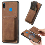 Custodia magnetica per telefono con borsa in pelle retrò, For Samsung Galaxy A30/A20/M10s, For Samsung Galaxy Note10, For Samsung Galaxy Note10+, For Samsung Galaxy S8+