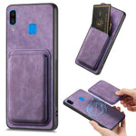 Custodia magnetica per telefono con borsa in pelle retrò, For Samsung Galaxy A30/A20/M10s, For Samsung Galaxy Note10, For Samsung Galaxy Note10+, For Samsung Galaxy S8+