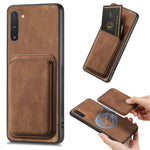 Custodia magnetica per telefono con borsa in pelle retrò, For Samsung Galaxy A30/A20/M10s, For Samsung Galaxy Note10, For Samsung Galaxy Note10+, For Samsung Galaxy S8+