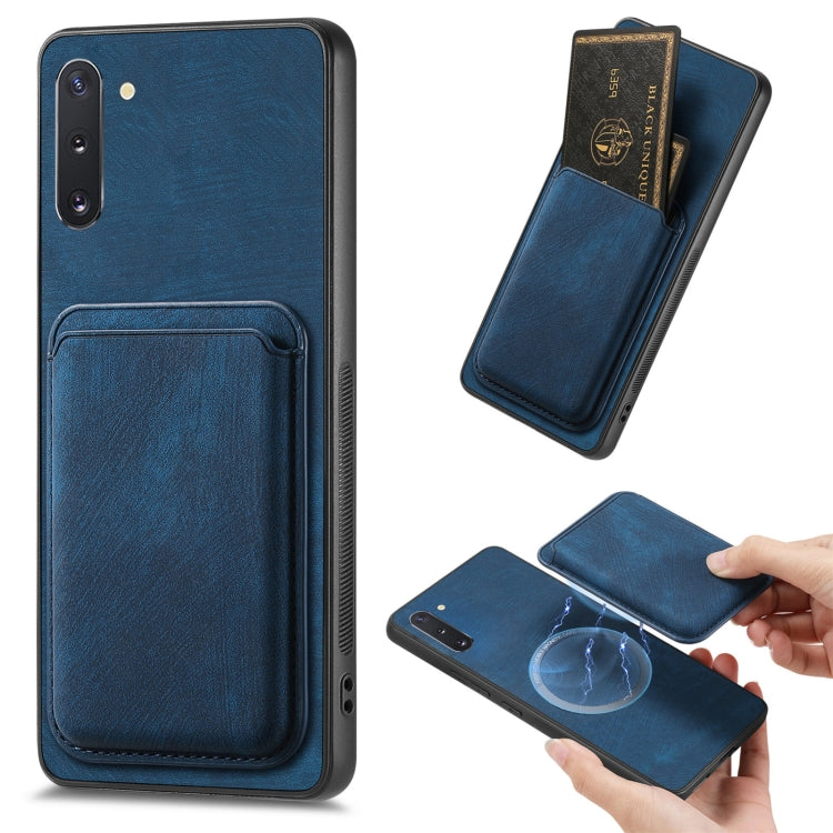 Custodia magnetica per telefono con borsa in pelle retrò, For Samsung Galaxy A30/A20/M10s, For Samsung Galaxy Note10, For Samsung Galaxy Note10+, For Samsung Galaxy S8+