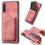 Custodia magnetica per telefono con borsa in pelle retrò, For Samsung Galaxy A30/A20/M10s, For Samsung Galaxy Note10, For Samsung Galaxy Note10+, For Samsung Galaxy S8+