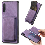 Custodia magnetica per telefono con borsa in pelle retrò, For Samsung Galaxy A30/A20/M10s, For Samsung Galaxy Note10, For Samsung Galaxy Note10+, For Samsung Galaxy S8+