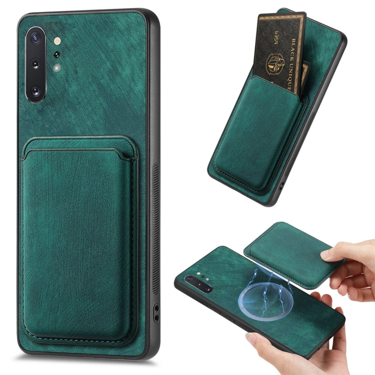 Custodia magnetica per telefono con borsa in pelle retrò, For Samsung Galaxy A30/A20/M10s, For Samsung Galaxy Note10, For Samsung Galaxy Note10+, For Samsung Galaxy S8+