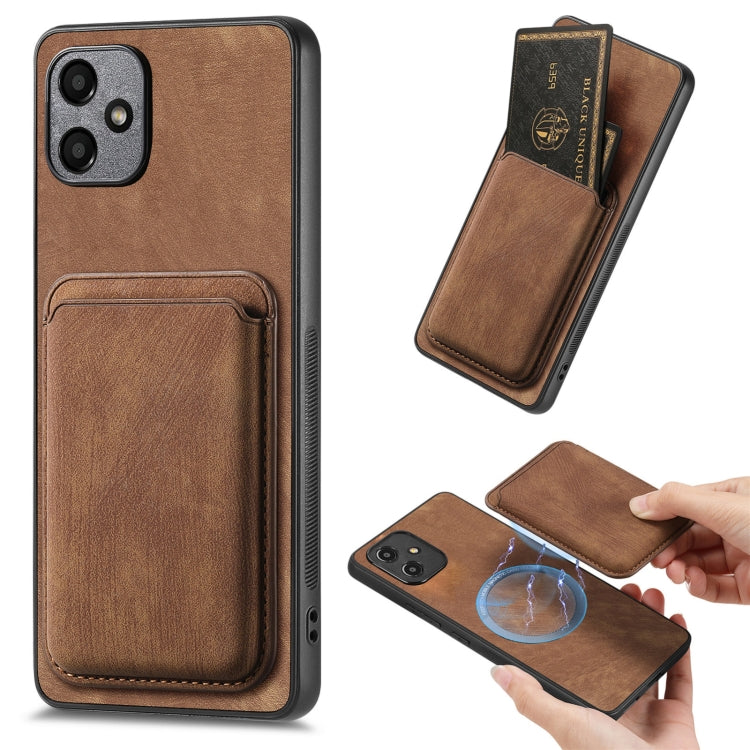 Custodia magnetica in pelle per Samsung Galaxy S25 Ultra