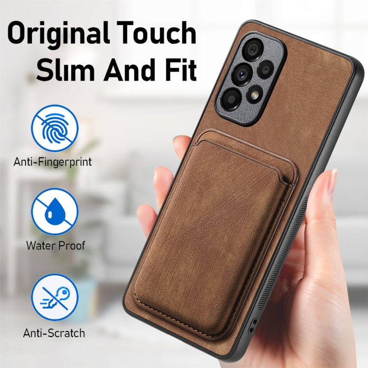 Custodia magnetica per telefono con borsa in pelle retrò, For Samsung Galaxy A05s, For Samsung Galaxy A25 5G, For Samsung Galaxy A34 5G, For Samsung Galaxy A73 5G