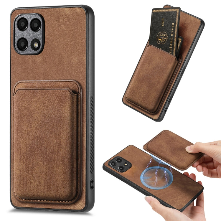 Custodia magnetica per telefono con borsa in pelle retrò, For Samsung Galaxy A33 5G, For Samsung Galaxy A22 4G, For Samsung Galaxy A22 5G, For Samsung Galaxy A32 4G
