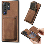 Custodia magnetica in pelle per Samsung Galaxy S25 Ultra