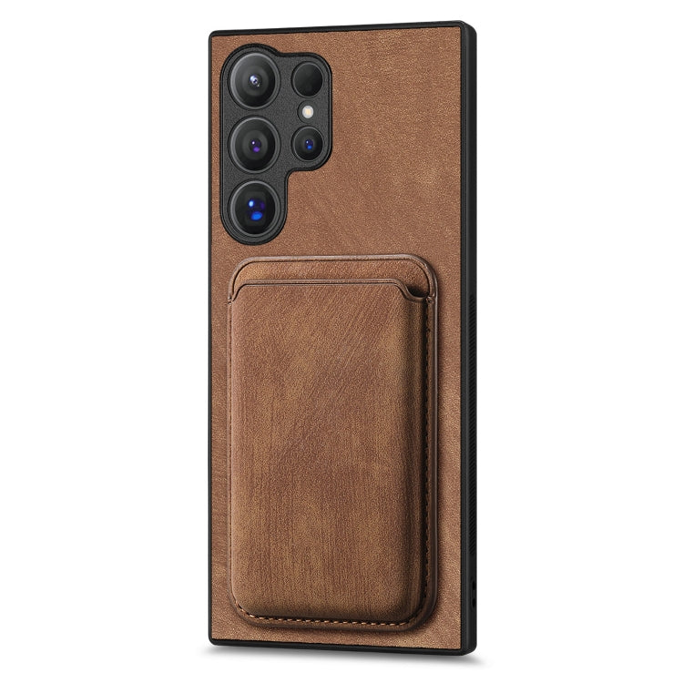 Custodia magnetica in pelle per Samsung Galaxy S25 Ultra