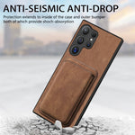 Custodia magnetica in pelle per Samsung Galaxy S25 Ultra