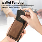 Custodia magnetica in pelle per Samsung Galaxy S25 Ultra