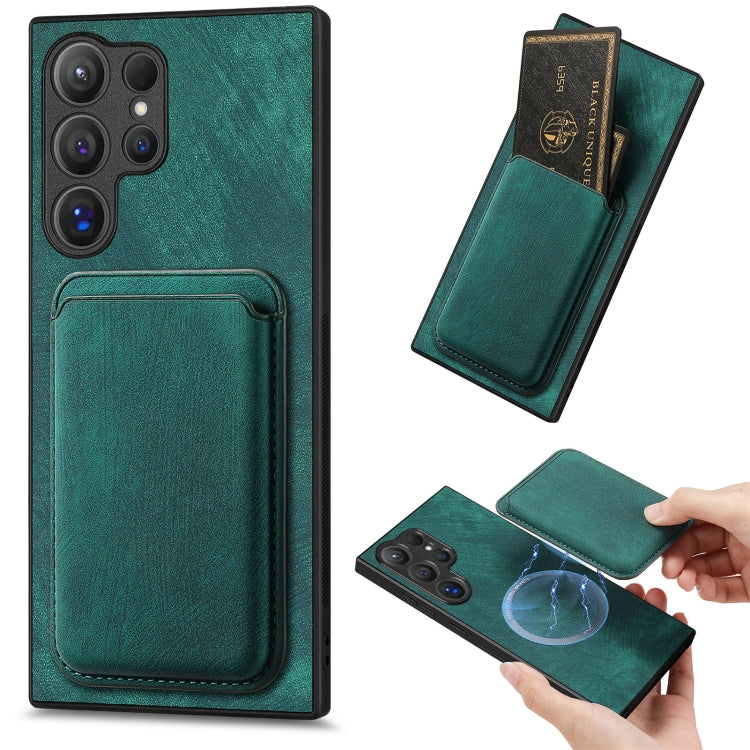 Custodia magnetica in pelle per Samsung Galaxy S25 Ultra