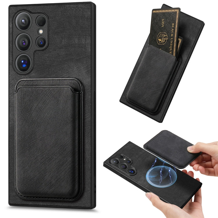 Custodia magnetica in pelle per Samsung Galaxy S25 Ultra