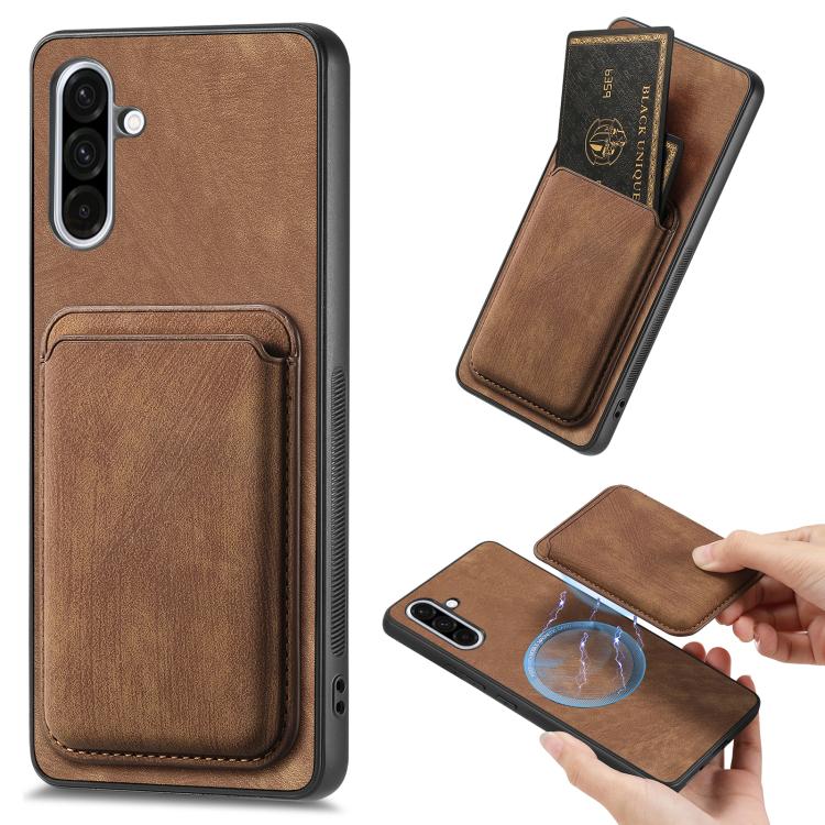 Custodia magnetica in pelle per Samsung Galaxy A26 A36 S25