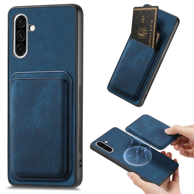 Custodia magnetica in pelle per Samsung Galaxy A26 A36 S25