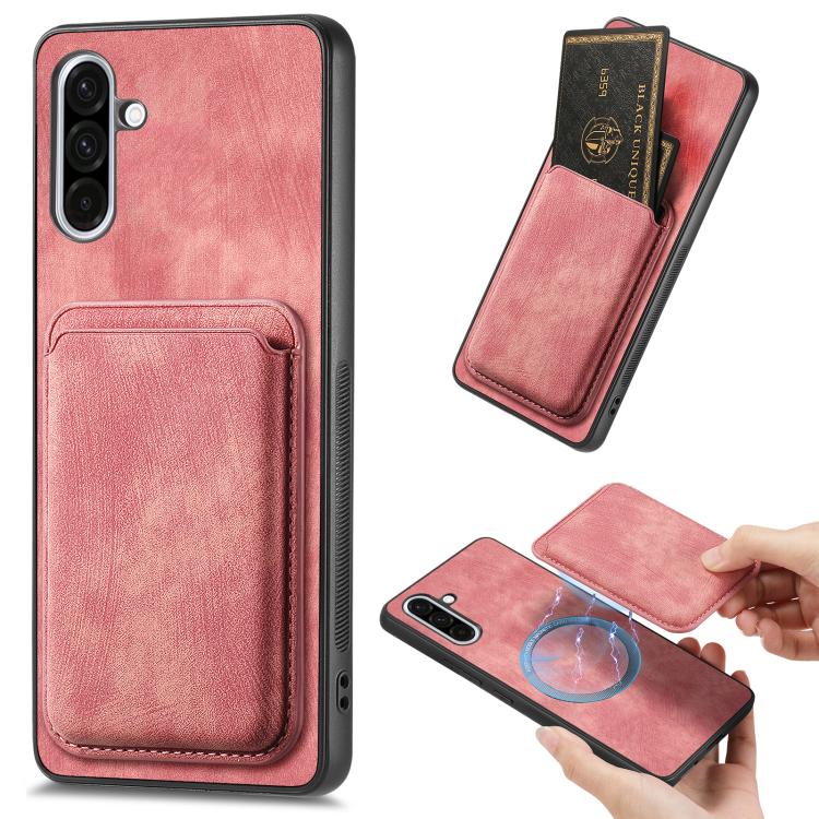 Custodia magnetica in pelle per Samsung Galaxy A26 A36 S25