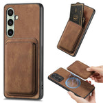 Custodia magnetica in pelle per Samsung Galaxy A57 5G