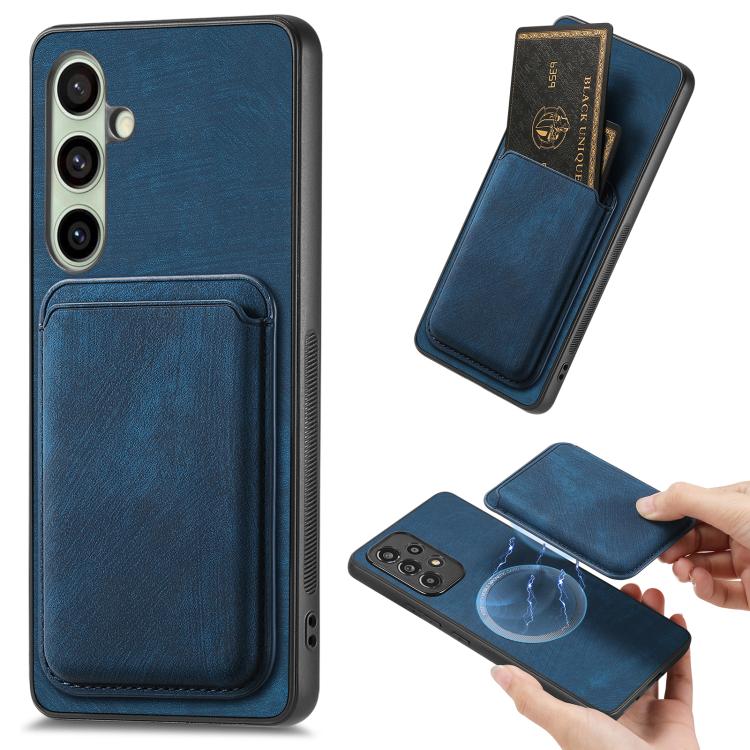 Custodia magnetica in pelle per Samsung Galaxy A57 5G
