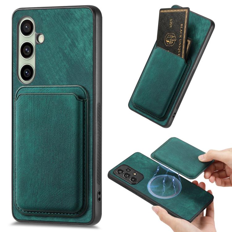 Custodia magnetica in pelle per Samsung Galaxy A57 5G