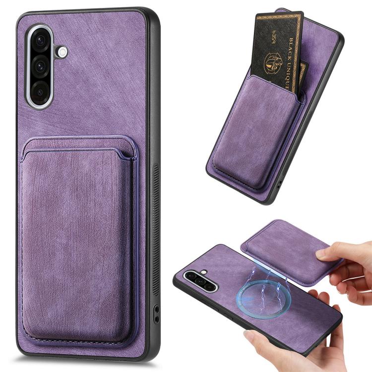 Custodia magnetica in pelle per Samsung Galaxy A26 A36 S25