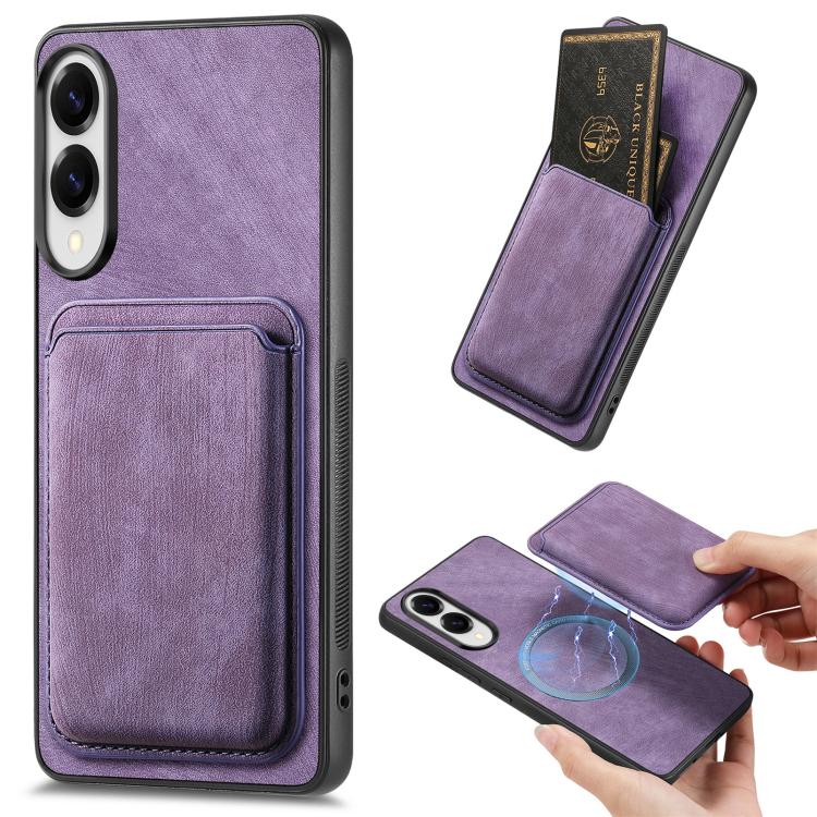 Custodia magnetica in pelle per Samsung Galaxy A57 5G