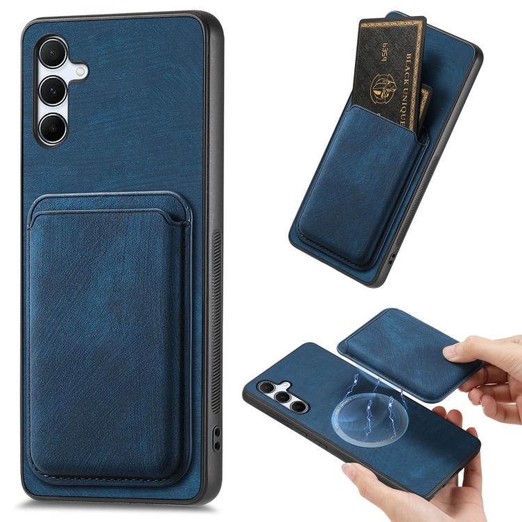 Custodia magnetica in pelle per Samsung Galaxy S25 Ultra