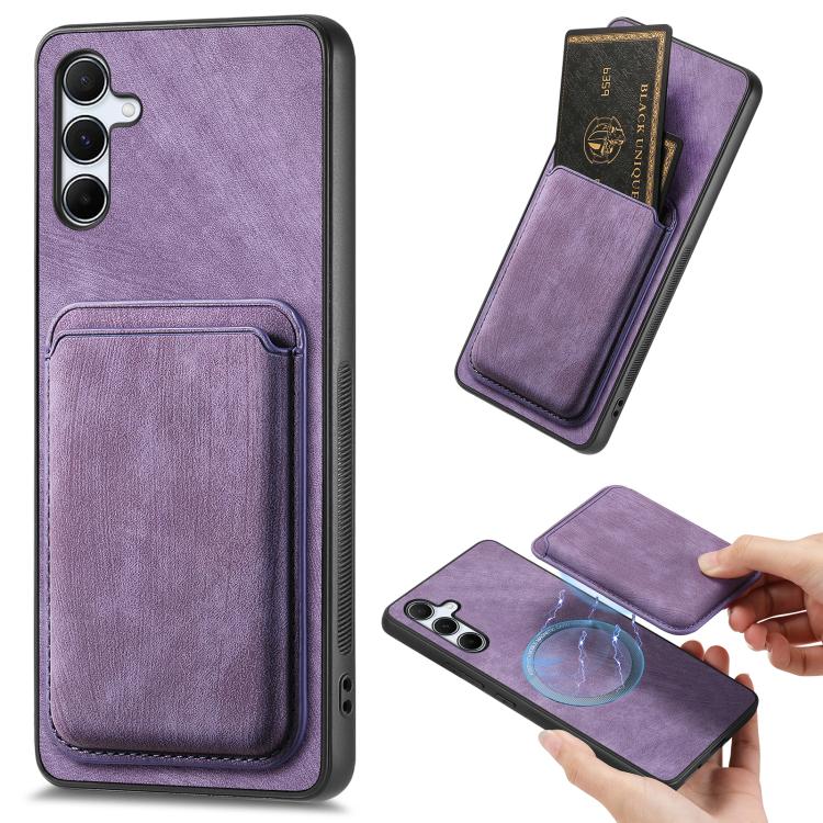 Custodia magnetica in pelle per Samsung Galaxy S25 Ultra
