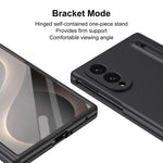 Custodia per telefono antiurto lunga in pelle a grana Chi, For Galaxy Z Fold8 5G, For Galaxy Z Fold8 Ultra 5G, For Galaxy Z Fold7 5G, For Galaxy Z Fold6 5G, For Galaxy Z Fold5 5G