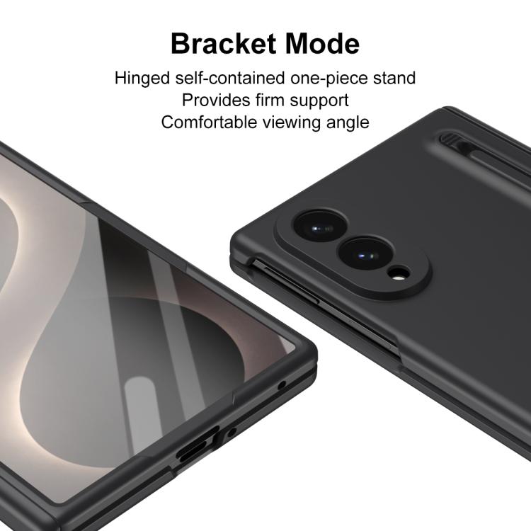 Custodia per telefono antiurto lunga in pelle a grana Chi, For Galaxy Z Fold8 5G, For Galaxy Z Fold8 Ultra 5G, For Galaxy Z Fold7 5G, For Galaxy Z Fold6 5G, For Galaxy Z Fold5 5G