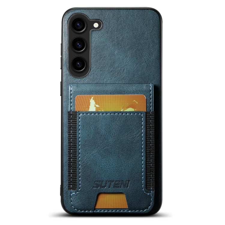 Custodia per telefono con supporto posteriore in pelle cerata a olio Suteni H03, For Samsung Galaxy S22 Ultra 5G, For Samsung Galaxy S22+ 5G, For Samsung Galaxy Note20 Ultra 5G, For Samsung Galaxy Note20 5G