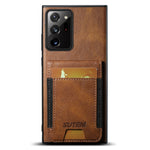Custodia per telefono con supporto posteriore in pelle cerata a olio Suteni H03, For Samsung Galaxy S22 Ultra 5G, For Samsung Galaxy S22+ 5G, For Samsung Galaxy Note20 Ultra 5G, For Samsung Galaxy Note20 5G