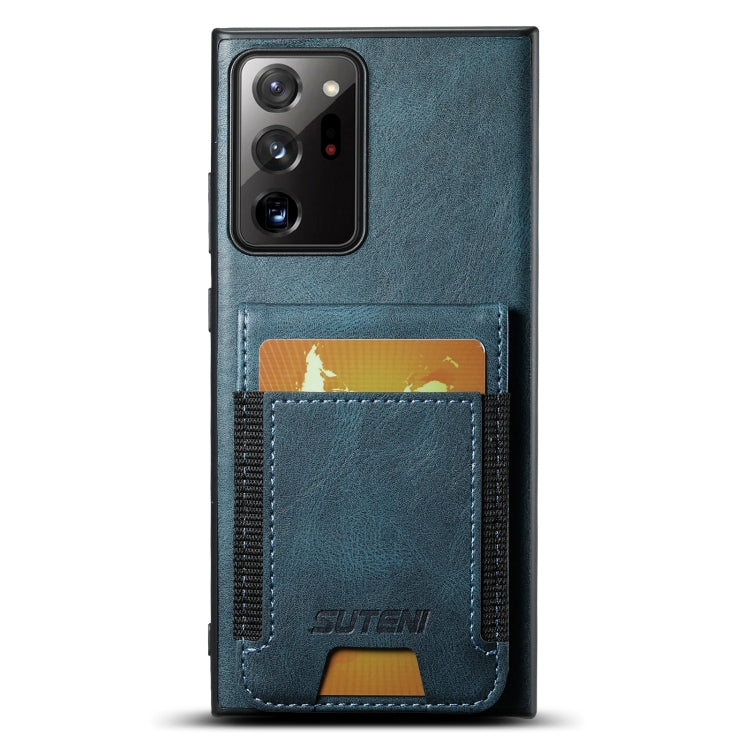 Custodia per telefono con supporto posteriore in pelle cerata a olio Suteni H03, For Samsung Galaxy S22 Ultra 5G, For Samsung Galaxy S22+ 5G, For Samsung Galaxy Note20 Ultra 5G, For Samsung Galaxy Note20 5G