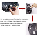 Pneumatici di ricambio per rotelle iRobot Roomba serie 500 e 600