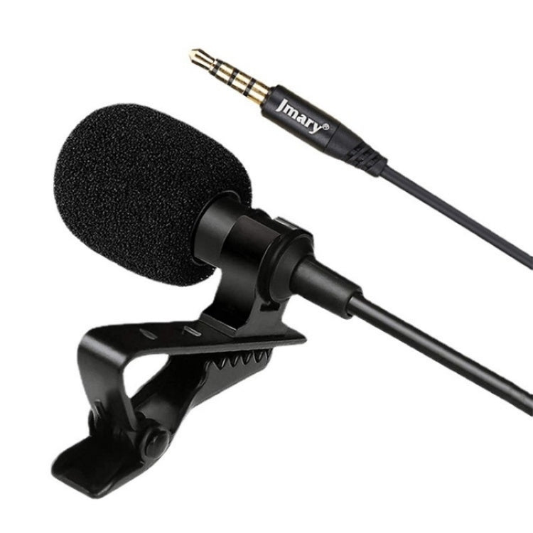 JMARY MC-R1 Telefono Laptop Registrazione Intervista Lavalier Mic Mini microfono da 3,5 mm