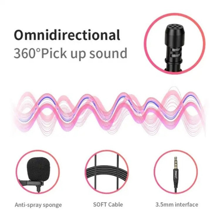 Microfono Lavalier 3,5 mm per smartphone e laptop