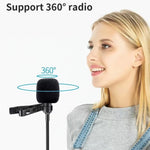 Microfono Lavalier 3,5 mm per smartphone e laptop