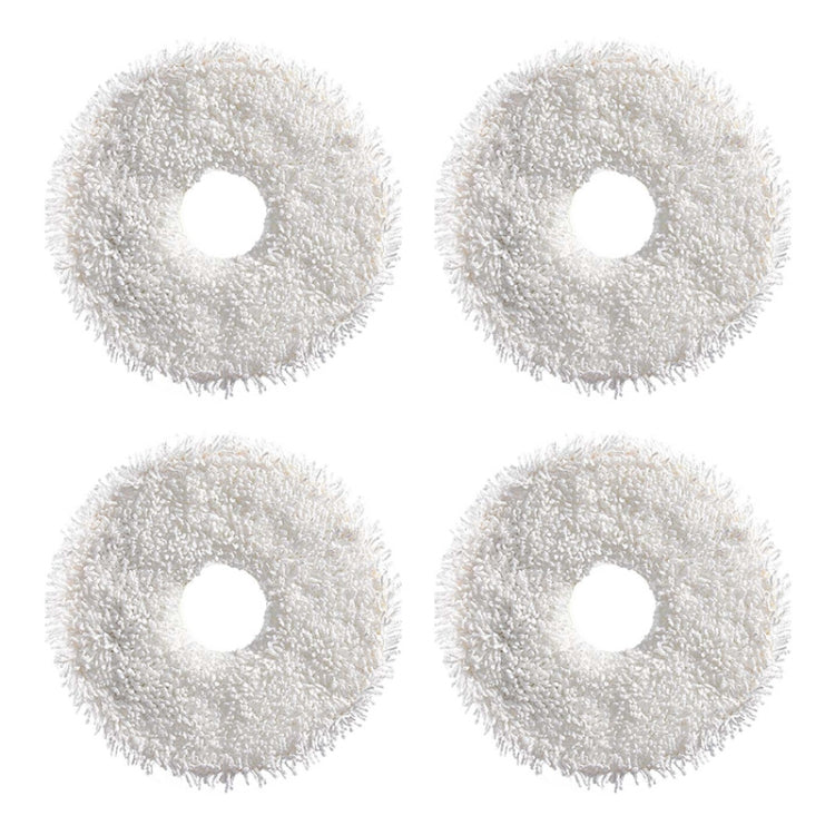 JUNSUNMAY 4 pezzi di ricambio per mop lavabili per ECOVACS DEEBOT X1 Turbo / X2 Omni / T20 Pro