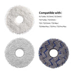 Set 4 panni mop lavabili per aspirapolvere Ecovacs Deebot